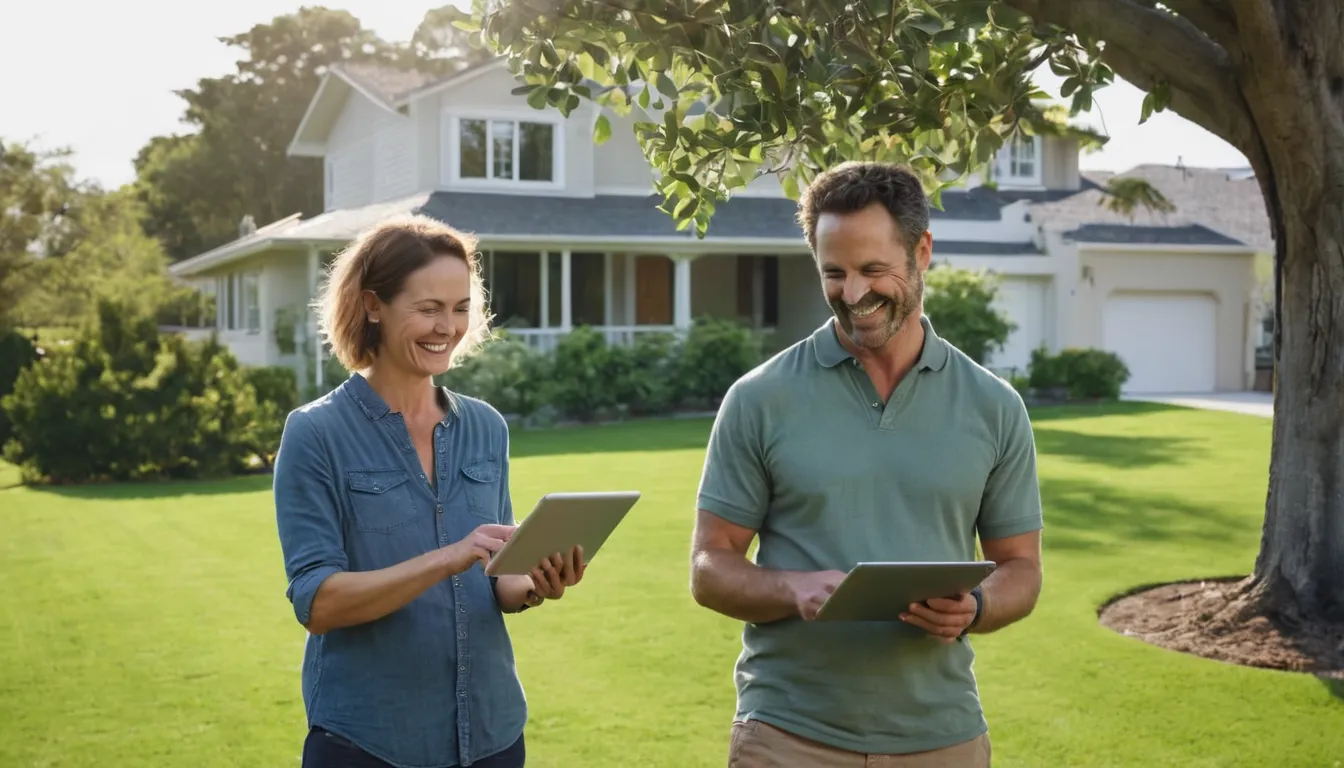 Homeowner reviewing a tree plan with a local provider in the Santa Cruz area
